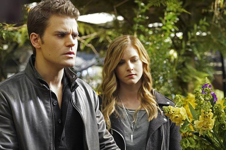 Stefan and Valerie in The Vampire Diaries