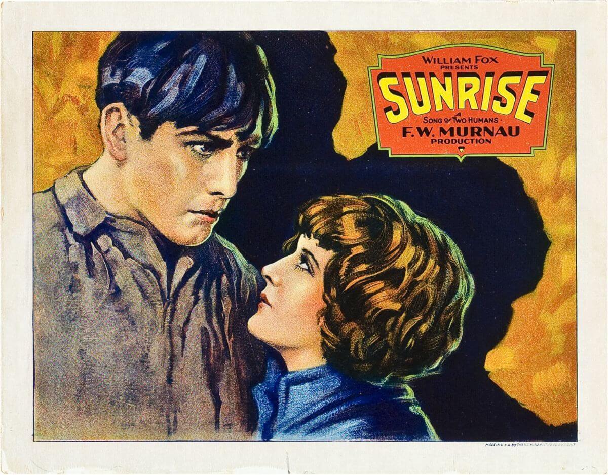 Sunrise 1927 movie lobby card