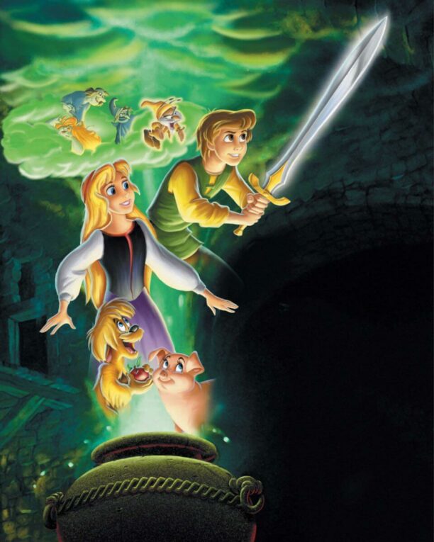 the black cauldron 1985 promo art