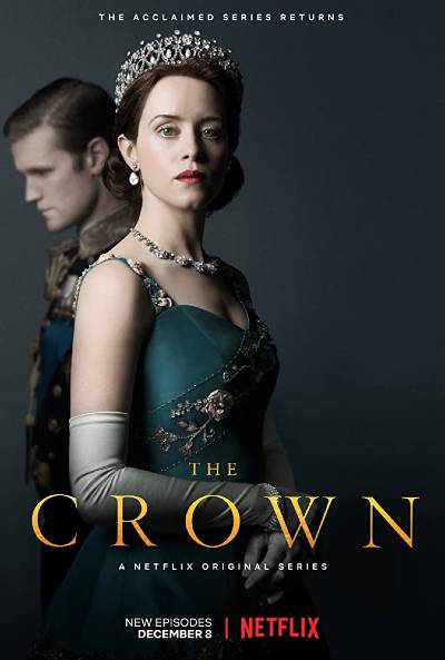 The Crown poster; best period dramas on Netflix