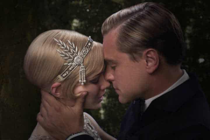 Photo of Daisy and Gatsby in The Great Gatsby with Leonardo Dicaprio.