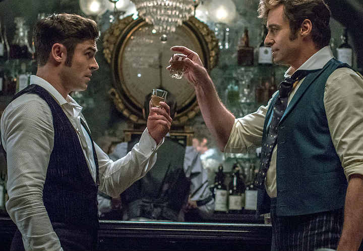 Zac Efron & Hugh Jackman in The Greatest Showman