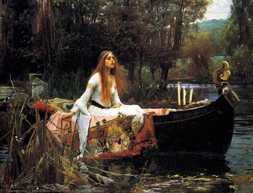 the lady of shalott painting