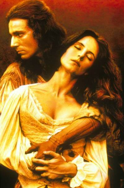 The Last of the Mohicans Promotional Art with Daniel Day Lewis and Madeleine Stowe