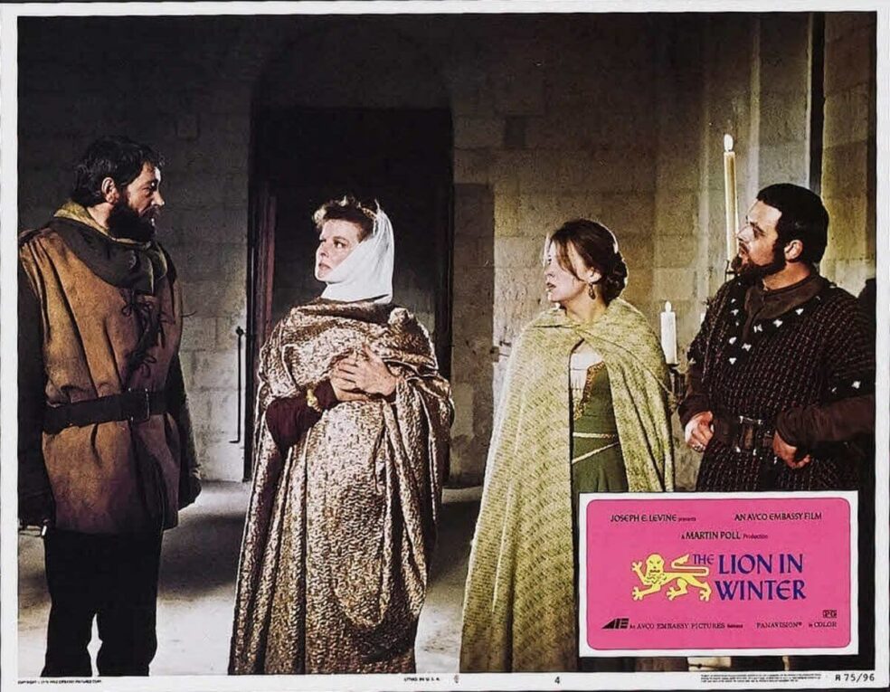 The Lion in Winter 1968 lobby card poster