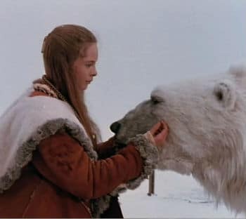 The Princess and Valemon from The Polar Bear King