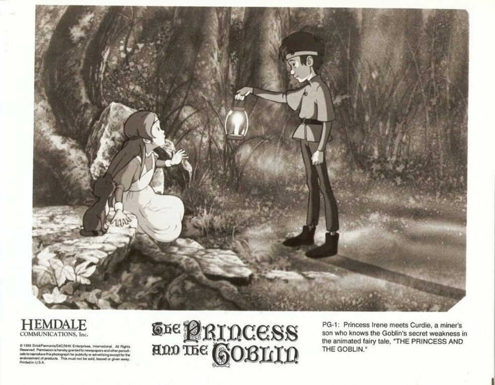 The princess and the goblin lobby card poster