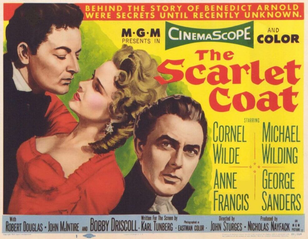 The Scarlet Coat lobby card