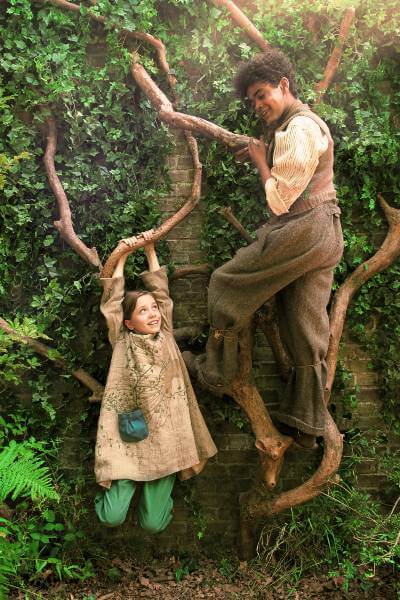 The Secret Garden 2020 promo image with Mary and Dickon characters