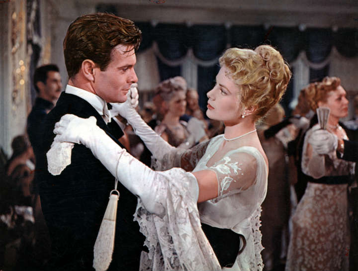 The Swan - Grace Kelly and Louis Jourdan as Professor Agi