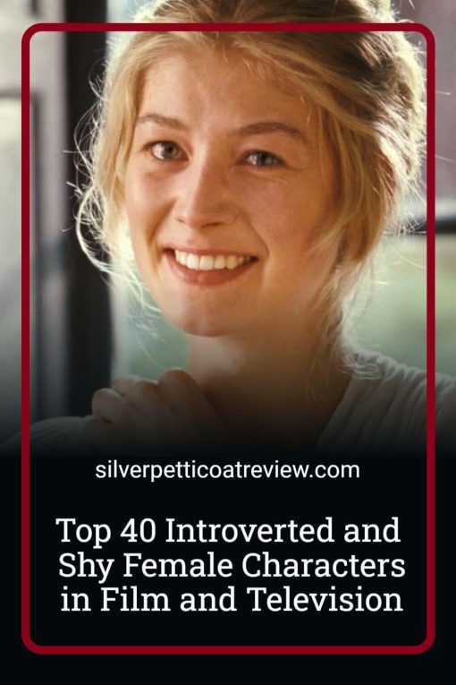 Top 40 Introverted and Shy Female Characters in Film and Television Pinterest image