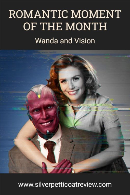 Romantic Moment of the Month: Wanda and Vision; Pinterest image