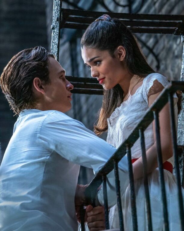 west side story 2021 still of balcony scene